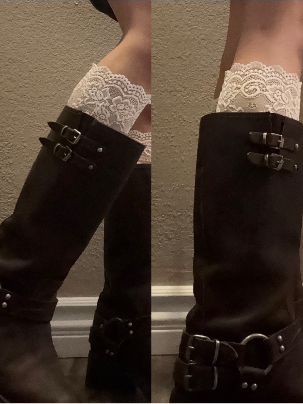 Steve Madden Dark Brown Buckle Ankle Boots